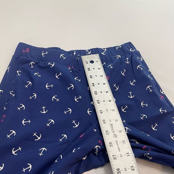 NWT AnaClare Navy Blue Tilted Anchor Pants Size Medium New - Picture 3 of 6